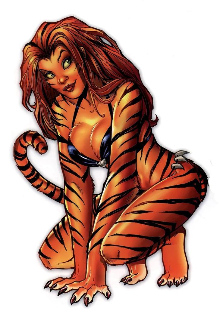 Sexy tigra