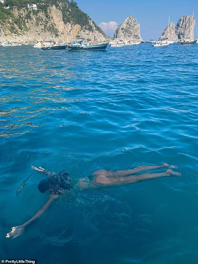 Ed Westwick’s model Girlfriend Tamara Francesconi looks fabulous in a green bikini as the couple sunbathes on the board of a yacht in Capri | Best Of Comic Books