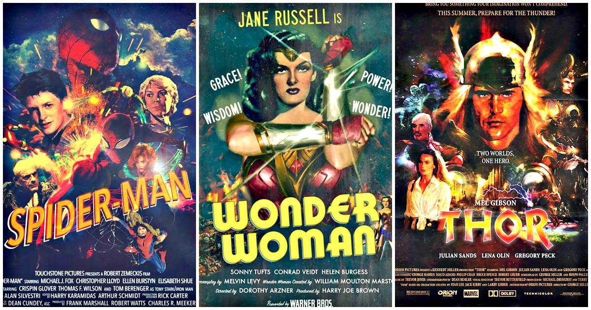 15 Awesome Redesigns Of Superhero Film Posters | Best Of Comic Books
