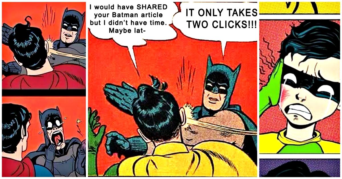 15 Epic Batman Slapping Robin Memes | Best Of Comic Books