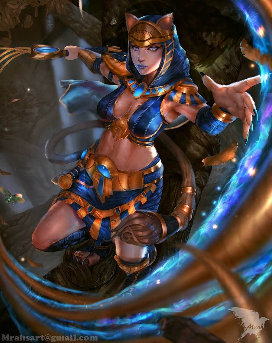 30 Hot Pictures Of Bastet Smite Are Sexy As Hell | Best Of Comic Books