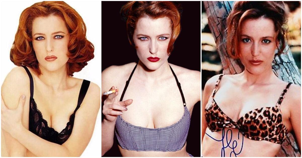 49 Hot Pictures Of Gillian Anderson Which Expose Her Sexy Hour-glass Figure
