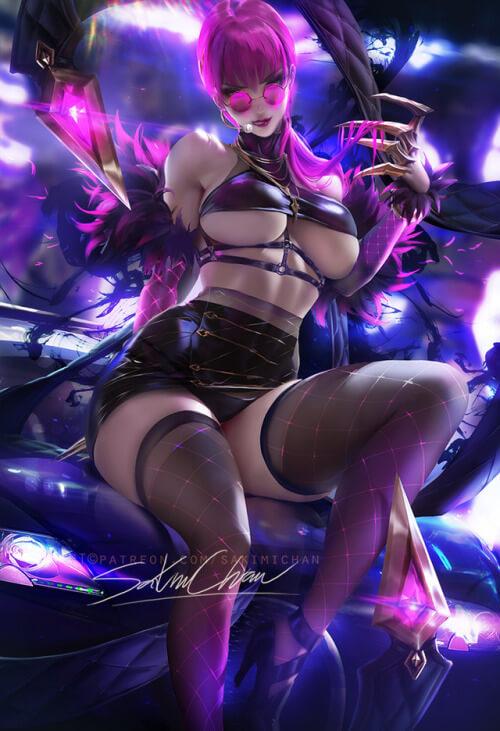 49 Hot Pictures Of Masquerade Evelynn From League Of Legends Which Will Drive You Nuts For Her | Best Of Comic Books