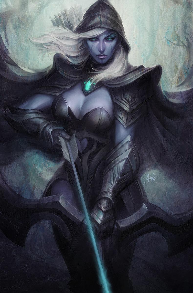 49 Hot Pictures Of Traxex The Drow Ranger From DOTA Which Are Just Too Yum For Her Fans | Best Of Comic Books