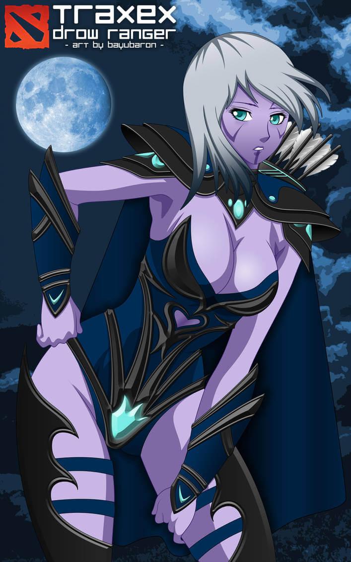 49 Hot Pictures Of Traxex The Drow Ranger From DOTA Which Are Just Too Yum For Her Fans | Best Of Comic Books