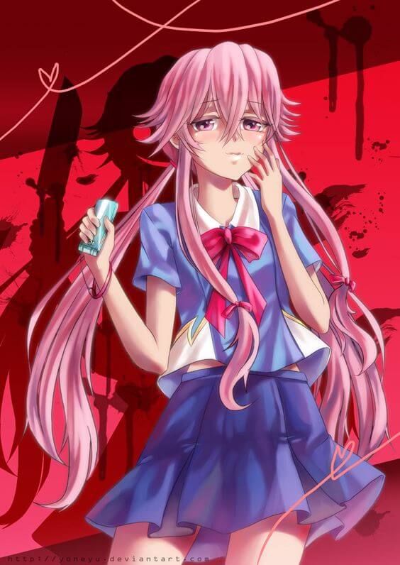 49 Hot Pictures Of Yuno Gasai From Future Diary Expose Her Majestic Figure To The World | Best Of Comic Books