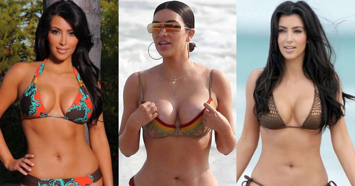 49 Hottest Kim Kardashian Lingerie Pictures Will Make You Drool For Her