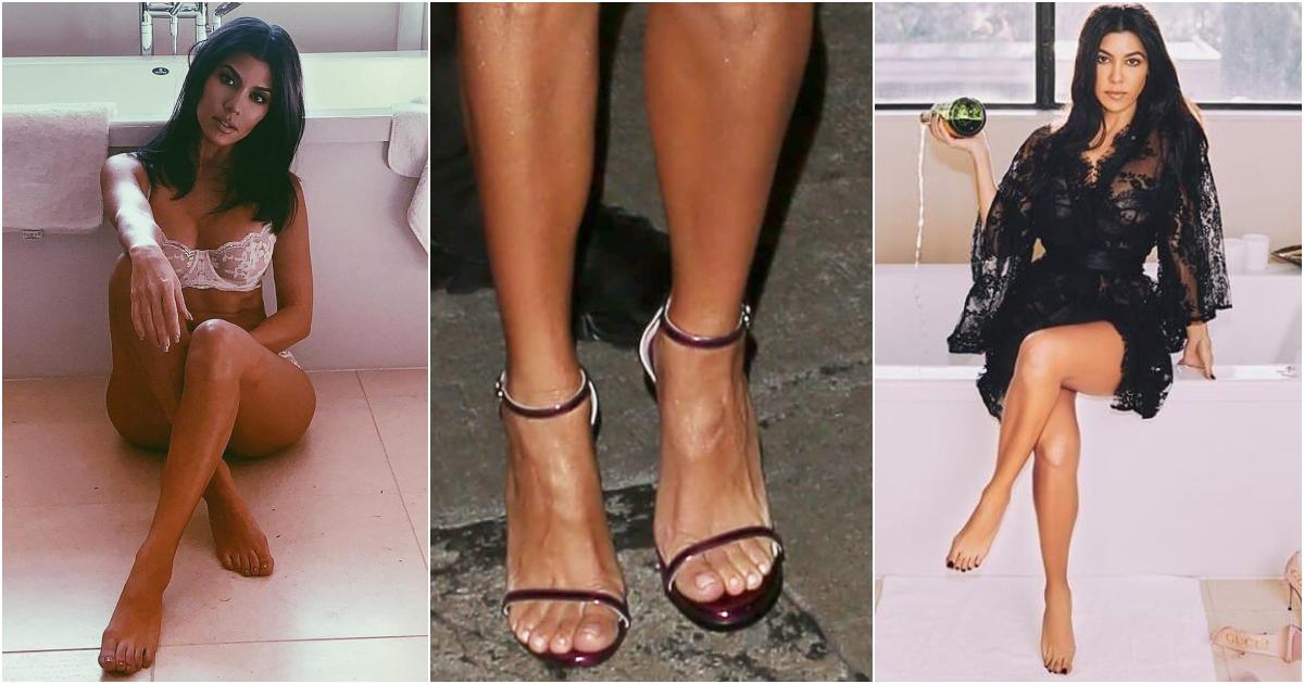49 Sexy Kourtney Kardashian Feet Pictures Are Delight For Fans | Best Of Comic Books