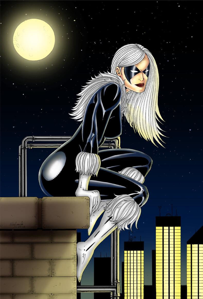 60+ Sexy Black Cat Boobs Pictures Will Make You Drool For Her | Best Of Comic Books