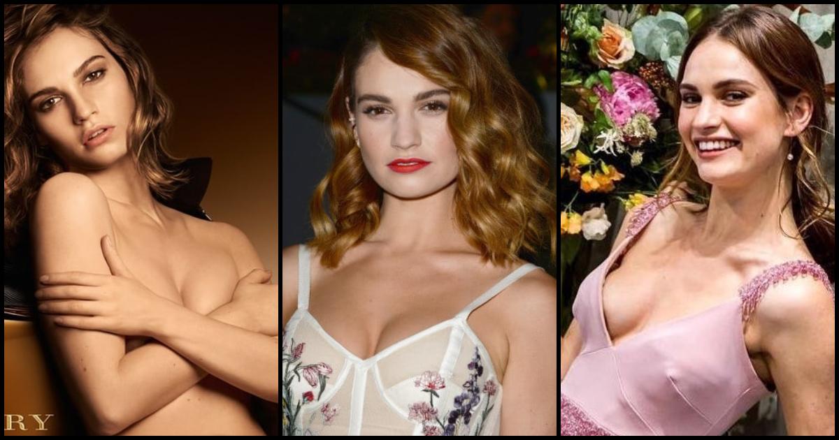 Boobs Lily Lily James