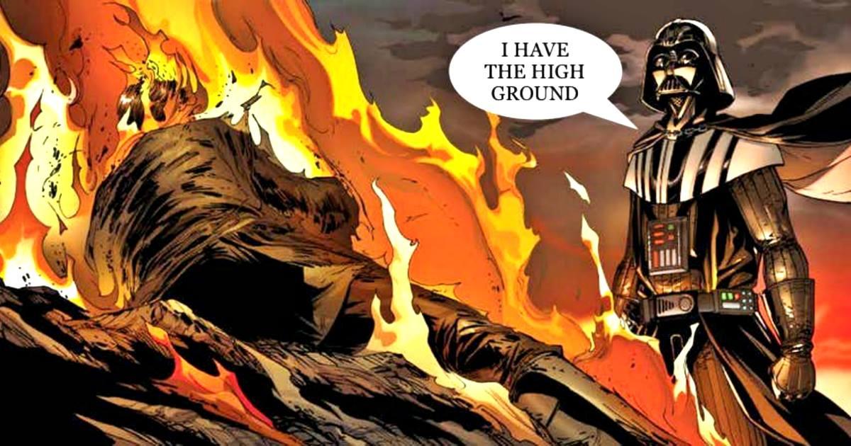 Iconic Scene From Revenge Of The Sith Recreated In Darth Vader Comics, Here’s The Preview. | Best Of Comic Books