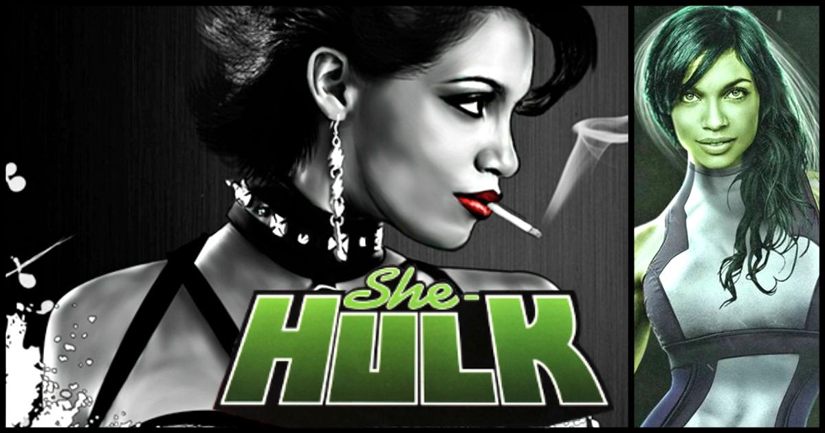 New Fan Art Shows Rosario Dawson As The She-Hulk | Best Of Comic Books