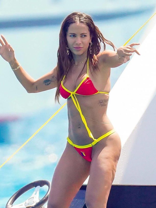 Anitta enjoying a day on a yacht in Saint-Tropez – July 16, 2024