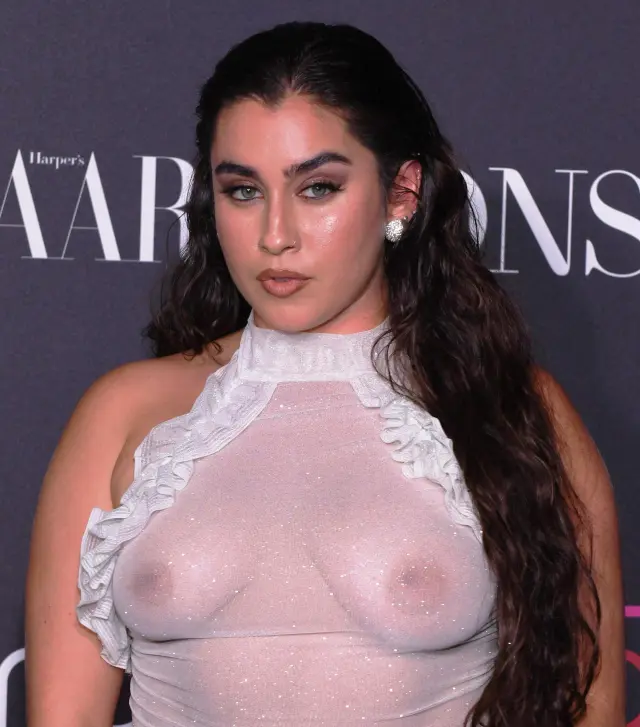 Lauren Jauregui was virtually topless while attending the 2022 Harper’s Bazaar ICONS & Bloomingdale’s 150th Anniversary