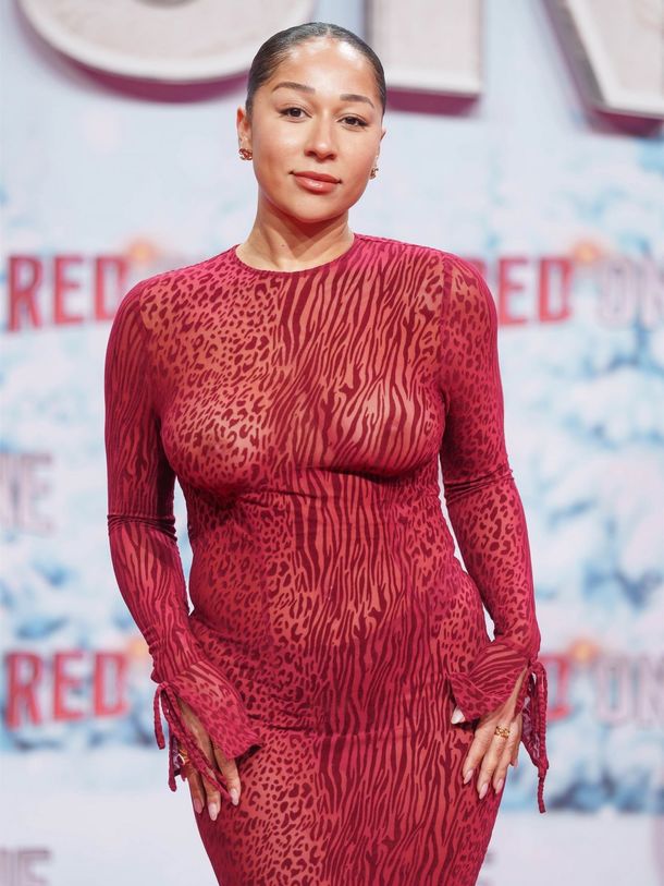 Ayame braless in see through tight dress at Red One’ world premiere in Berlin – November 03, 2024