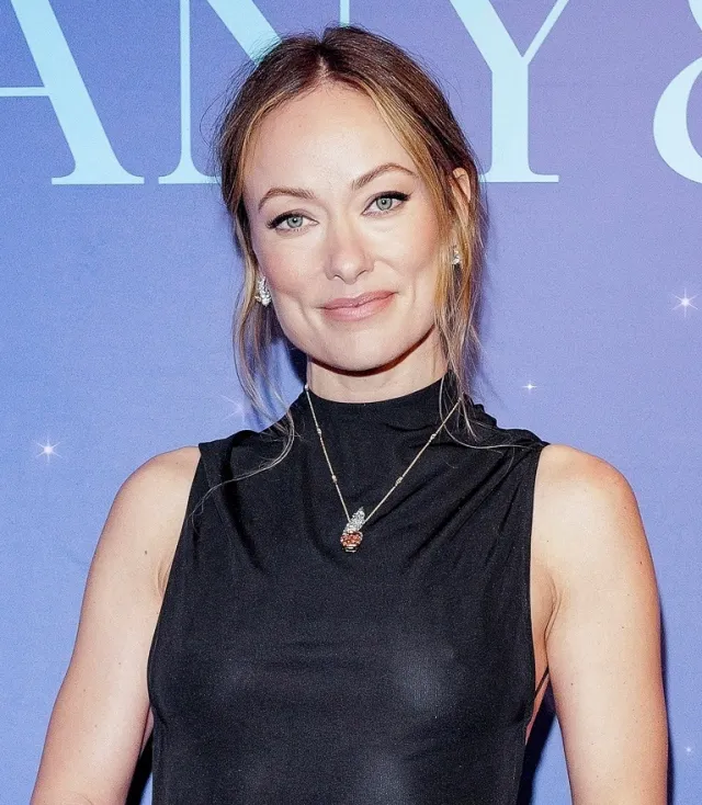 Olivia Wilde braless in a see through dress at the Tiffany & Co. Celebrates the Holiday Season event in New York City