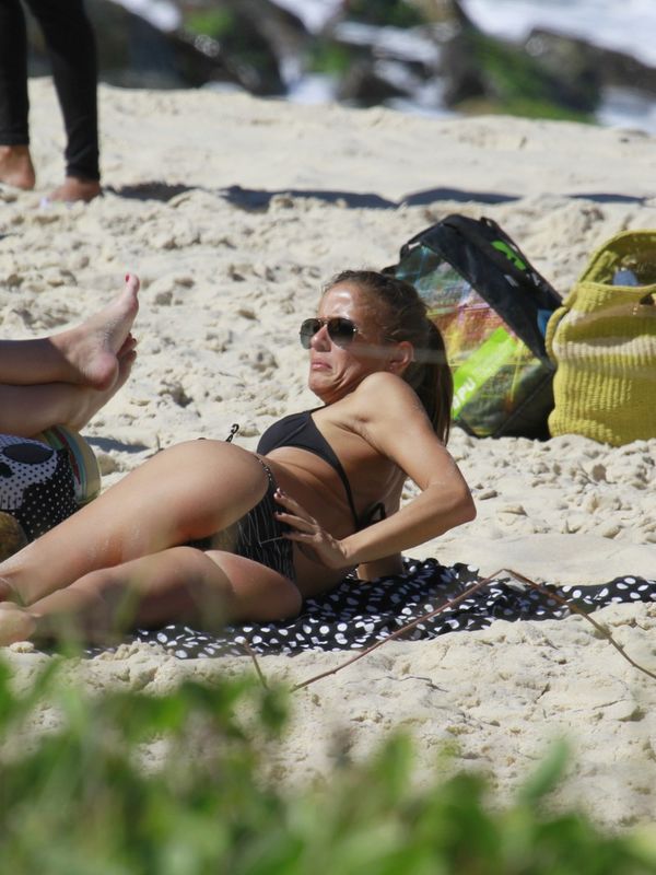 Fernanda De Freitas sunbathing in bikini in Prainha, Rio de Janeiro – August 03, 2013