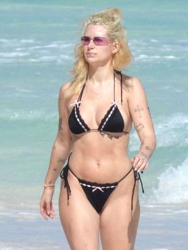 Lottie Moss sexy in bikini on a beach in Tulum – January 05, 2025