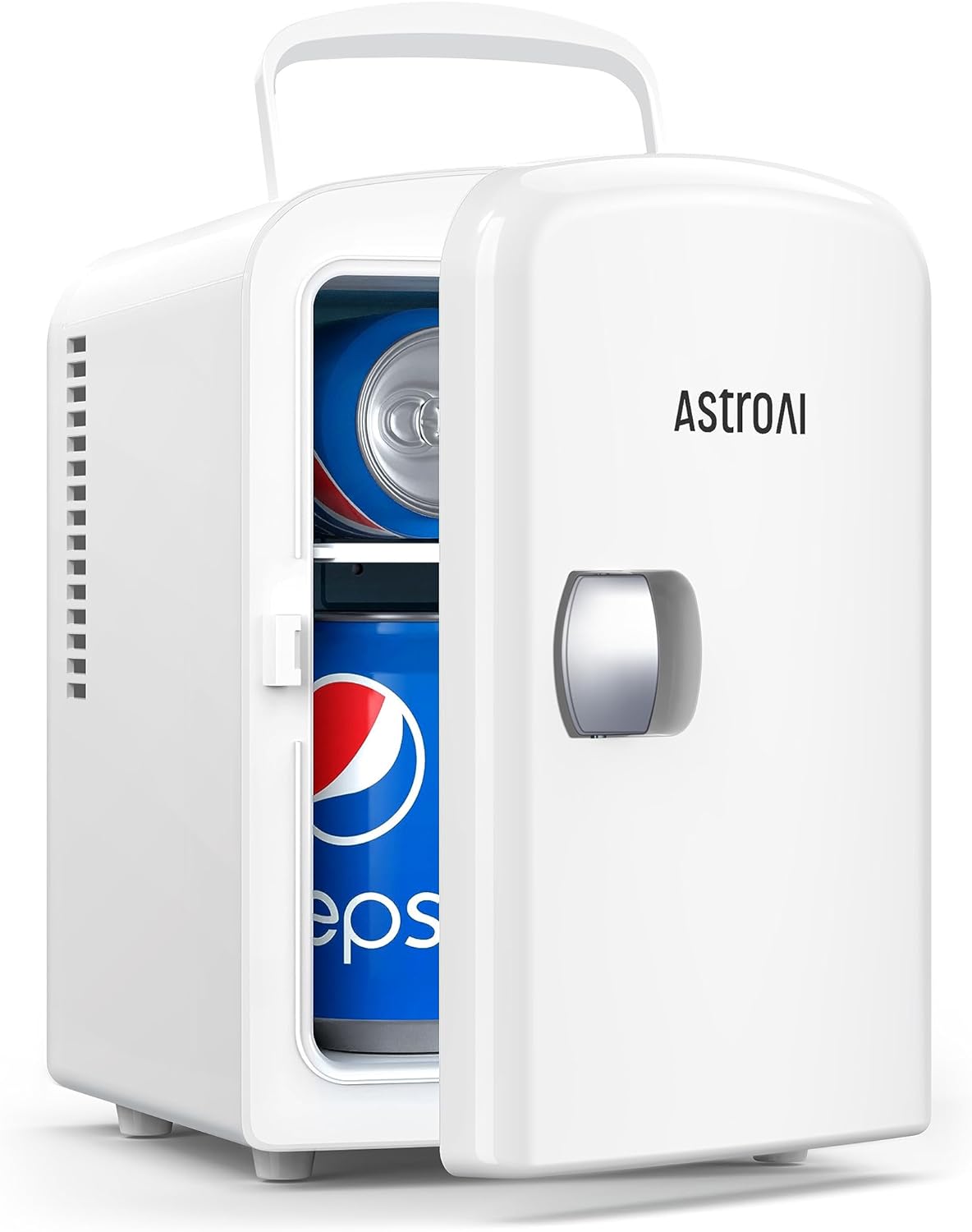 AstroAI Mini Fridge, 4 Liter/6 Can AC/DC Portable Thermoelectric Cooler Refrigerator