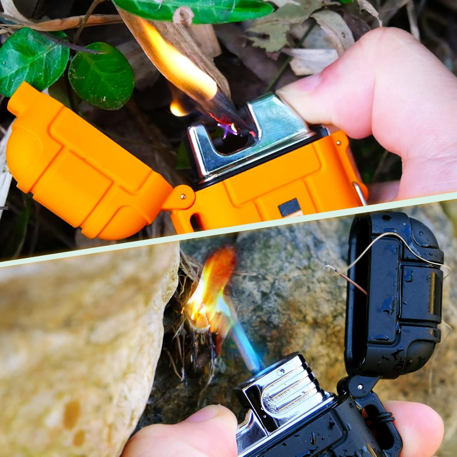 Flameless Plasma Lighter for Camping Hiking Adventure Survival Tactical Gear