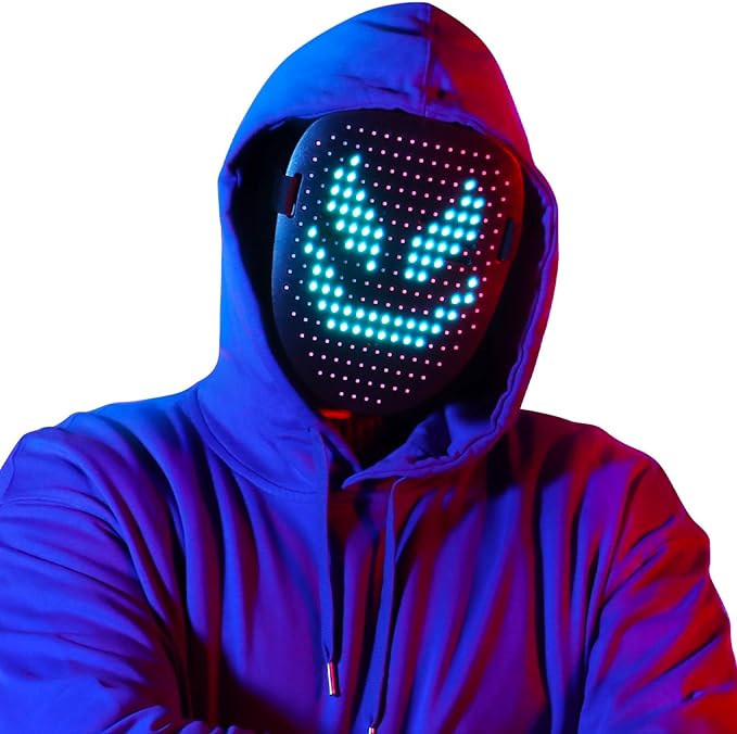 Mr.Pang LED Mask Light up Mask with Gesture Sensing