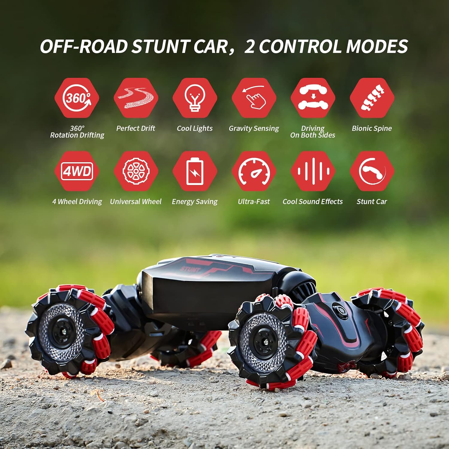 4WD Remote Control Gesture Sensor Car